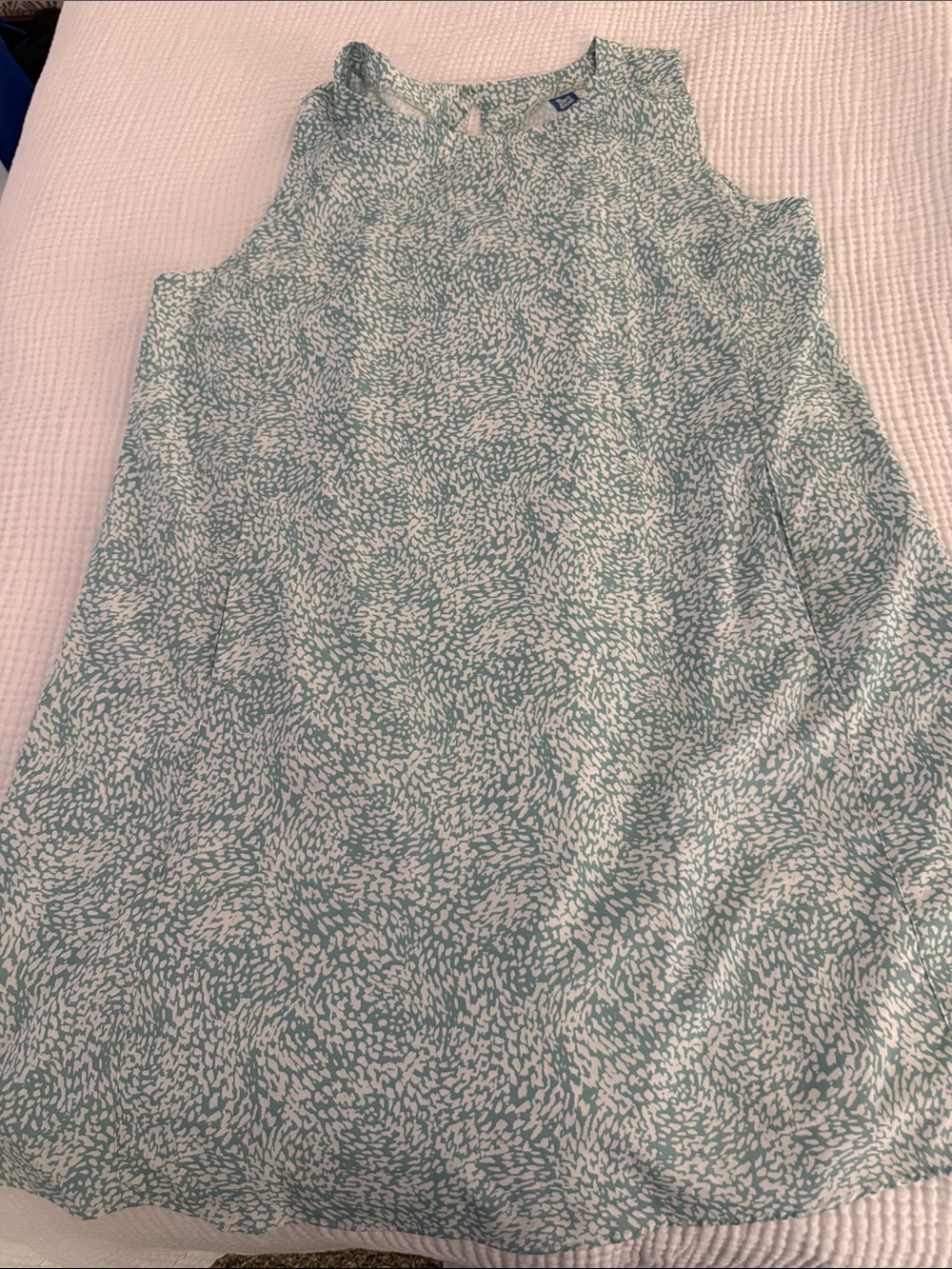 Ripskirt Hawaii Mint and White vacation dress/cover-up